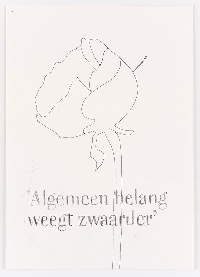 Algemeen belang weegt zwaarder - from the series “Beauty, and a threat of danger”